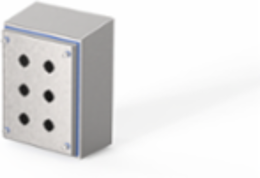 HyShed Screw Cover Pushbutton Type 4X, 9x7x4, 30.5 mm, SS304