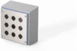 HyShed Screw Cover Pushbutton Type 4X, 9x9x4, 22.5 mm, SS304