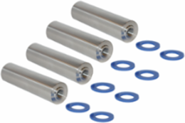 HyShed IP69K Stand-Off Kit 4 Inch, Stainless Steel 304, Grit #4 Finish