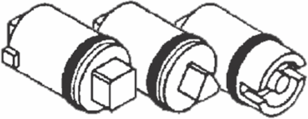ARIA Handle Insert, Die-cast Alloy, Mill Finish, Security Options