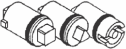 ARIA Handle Insert, Unpainted Mill Finish, Die-cast Alloy