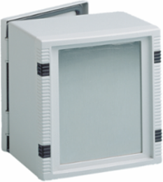 Fixed HMI Bezel for InLine HMI, Fits 166x160mm, Light Gray, Zinc, 1.4 lbs