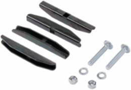 Butt-Splice Kit, Plated Steel, 2.66mm Thickness, for Cable Management