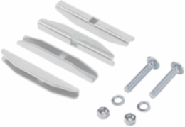 Butt-Splice Kit, White Steel, 2.66 Inch Thick, Weight 1 lb
