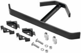 Corner Support Bracket Kit, Steel, Black, Weight 5.3 lb, Thickness 9.5 mm