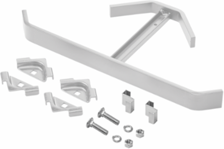 Corner Support Bracket Kit, 9.5mm Thick, White Mild Steel