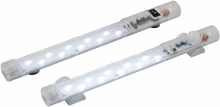 LED Light Kit 1.34x1.26x13.82 Inch with IR Motion Sensor, Plastic, 400 Lumen