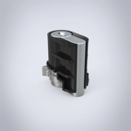 Locking System for Lift Handles 1.46 x 0.91 x 1.59 Inch, Zinc Plated Steel