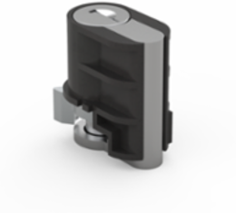 Locking System for Lift Handles, 1.46 x 0.91 x 1.59 Inch, Zinc Plated Mild Steel