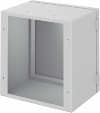 Rear-Access Body for InLine HMI Type 4, fits 250x250mm, Lt Gray, Steel