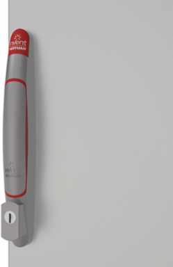 Chrome Lift Handle for Locking Half Cylinders, Zamak Material, 290mm Height