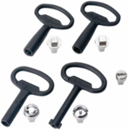 Lock Inserts 7mm Square, Stainless Steel Type 316, Tumble Finish