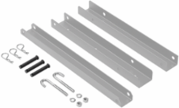 Modular Triangle Support Bracket Kit 18 Inch, White, Mild Steel