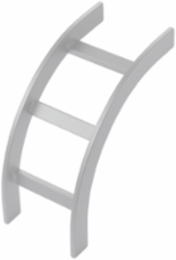 Ladder Rack Curved Kit 12 Inch Outside Bend, Steel, White Finish