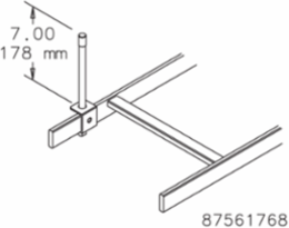 Retaining Post Kit, Plated, Steel