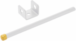 Retaining Post Kit, White, Steel