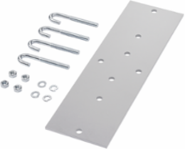 Rack-to-Runway Mounting Plate Kit, Fits 12.00/15.00, White, Steel
