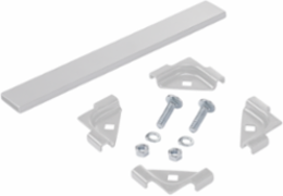 Runway Termination Kit, fits 12.00, White, Steel