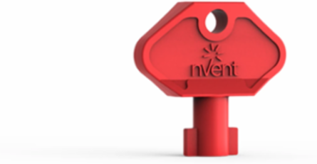 Plastic Key 39x40x11mm, Smooth Matte Finish, 1 Pack