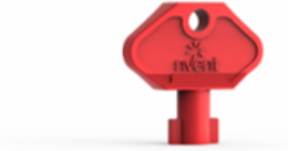 Plastic Key 39x40x11mm, Smooth Matte Finish, 1 Pack