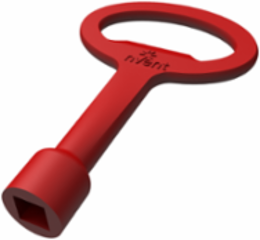 Key, 81x50x15mm, Zinc Plated, Mild Steel, Square 7mm Lock