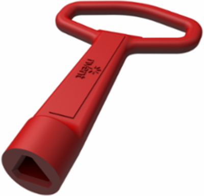 Keys, 81x50x15mm, Zinc Plated Mild Steel, Triangle 7mm Lock