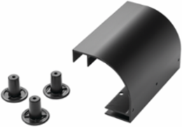 Stringer Radius Drop Kit, Black, Aluminum