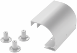 Stringer Radius Drop Kit, White, Aluminum