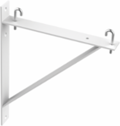 Triangle Support Bracket Kit, fits 6 and 12, White, Steel