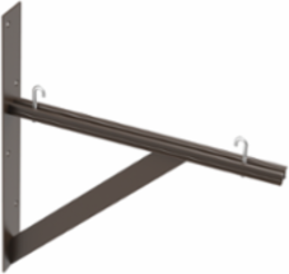 Triangle Support Bracket Kit, fits 12 and 18, Black, Steel
