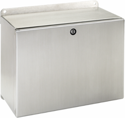 InLine Stainless Steel Enclosure, 230x600x155mm, NEMA 4X, Window Door