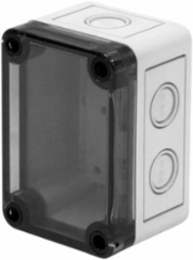 MultiBox Transparent Scr Cover NEMA Type 4X, 7.08x7.17x4.37 Inch, Light Gray, Polystyrene