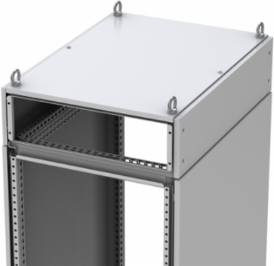 Front/Rear Top Frames, MCU, 300x400x800mm, Light Gray, Steel