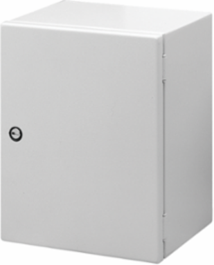 Small GL66 Series Wall-Mount Enclosures, 400x200x80mm, Lt Gray, Steel