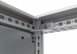 Mounting Brackets Rear Fixing 3.58 x 3.31 x 2.28 Inch, Zinc Plated Mild Steel