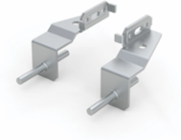 Mounting Plate Back-To-Back Bracket Kit, 3.86 x 1.77 x 2.64 Inch, Zinc Plated Steel