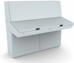 Base Console 700 x 600 x 500 mm, Mild Steel, IP66, Mounting Plate Included