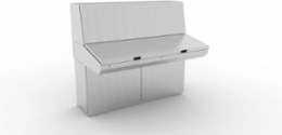 Top console, 500x1200x494, Combinable encl., no MP, Stainless steel 316, IP55