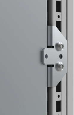 Flush Mounting Plate Fixing Brackets, 1.24 x 2.95 x 1.77 Inch, Zinc Plated Mild Steel