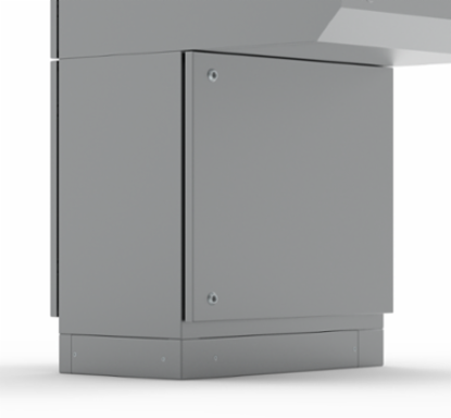 Plinth, 100x1000x400, Stainless 304