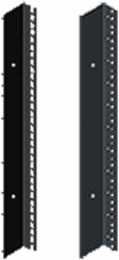 Net Series Rack Angles 40.37 Inch Length, Square Hole Type, 12 Gauge Steel
