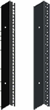 Net Series Rack Angles 78.87 Inch, Tapped Holes for Equipment Mounting