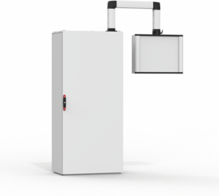 HMI Control Enclosure 300x300x155mm Mild Steel IP55