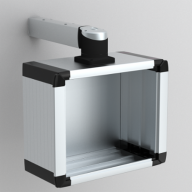 HMI Enclosure, 354x525x200mm, Aluminum, IP65, Powder Coated