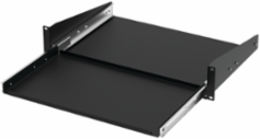 Pull-Out Shelf for Mini Keyboard, 2U, Black, Steel