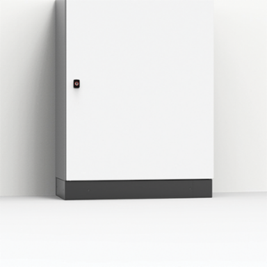 Front/Rear Plinths, 200x393x95mm, Umbra Gray, Zinc Plated, Mild Steel