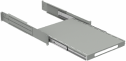 Rack-Mount Sliding Shelf, 23in, 2U, fits 800-1000