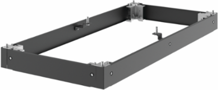 ProLine G2 Disconnect Plinth Base, 100mm, fits 1200x600mm, Black, Steel