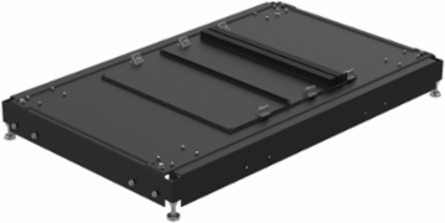 ProLine V/D Server Cabinet Mobile Base, 600x1000mm, Black, Steel