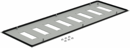 Closure Plate, 23.51 Inch, 14 Gauge Steel, Textured Light-Gray Finish